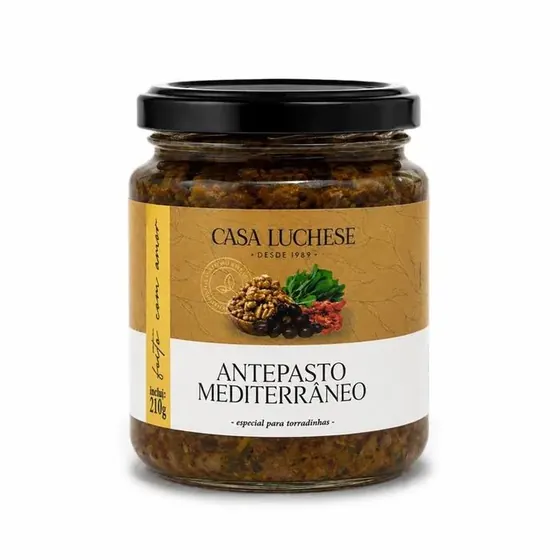 Antepasto Mediterrâneo Casa Luchese