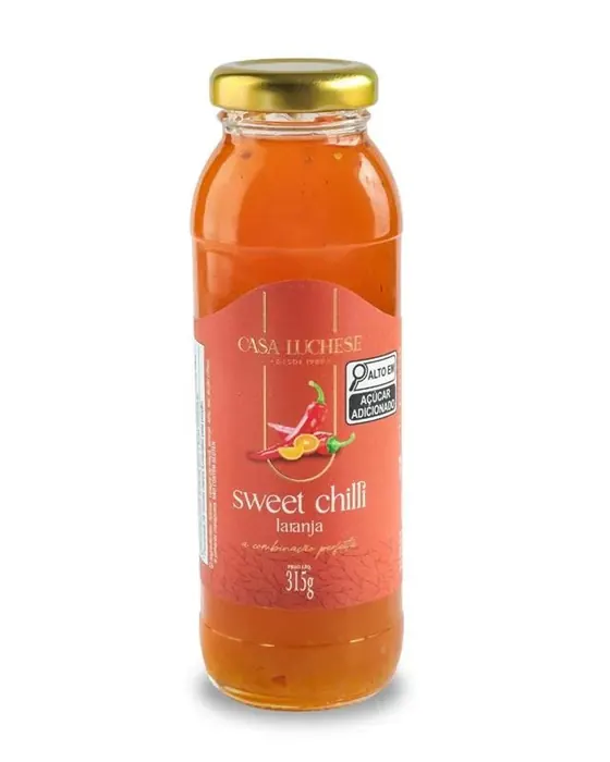 Molho sweet chilli de laranja Casa Luchese
